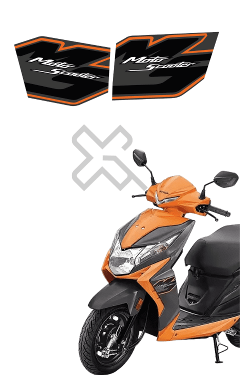 Dio Bs6 Side Panel Original Sticker | Honda Dio Bs6 Side Panel Original Graphics